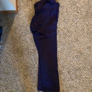 Purple cropped fabletics leggings